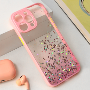 Torbica Frame Glitter za iPhone 15 Pro Max 6.7 roze 18