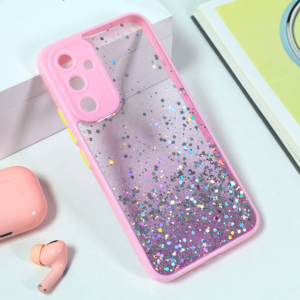 Torbica Frame Glitter za Samsung A546B Galaxy A54 5G roze 18