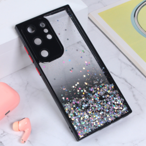 Torbica Frame Glitter za Samsung S918B Galaxy S23 Ultra crna 18