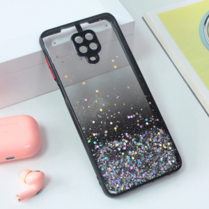 Torbica Frame Glitter za Xiaomi Redmi Note 9 Pro/Note 9 Pro Max crna 18