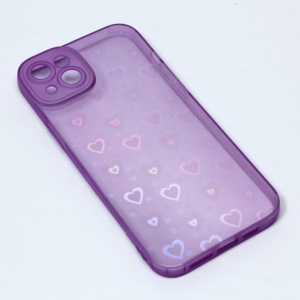 Torbica Heart Color IMD za iPhone 14 Plus 6.7 ljubicasta 18