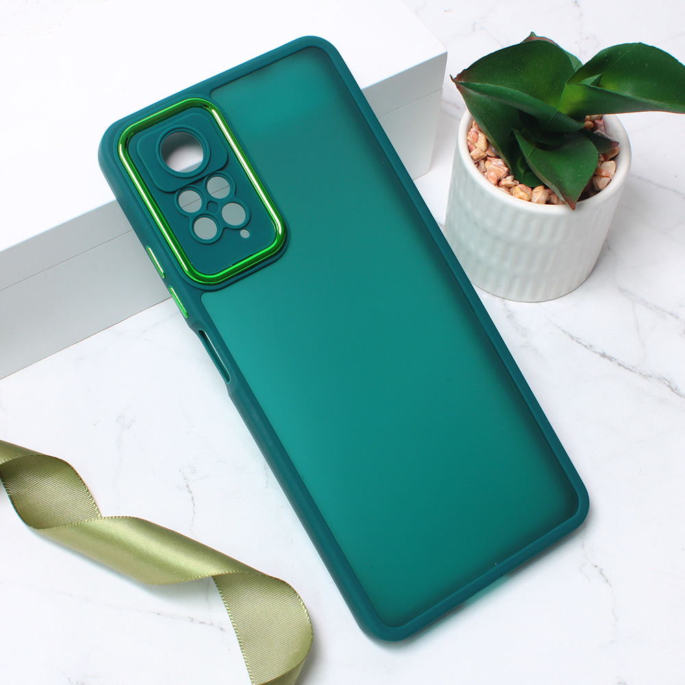 Torbica Shining Camera za Xiaomi Redmi Note 11 Pro 4G/5G/Note 12 Pro 4G tamno zelena