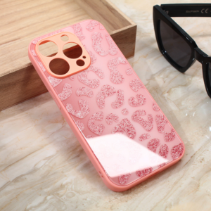 Torbica Shiny glass za iPhone 14 Pro 6.1 roza 18
