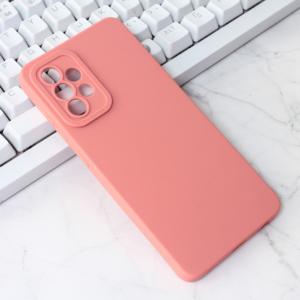 Torbica Silikon Pro Camera za Samsung A525F/A526B/A528B Galaxy A52 4G/A52 5G/A52s 5G roze