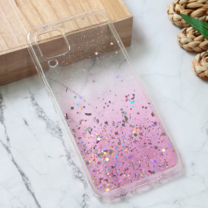 Torbica Silikonska Glitter za Huawei P40 Lite roze 18