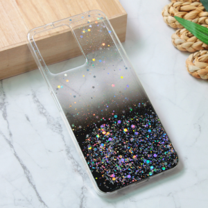 Torbica Silikonska Glitter za Xiaomi Redmi Note 12 4G (EU) crna 18