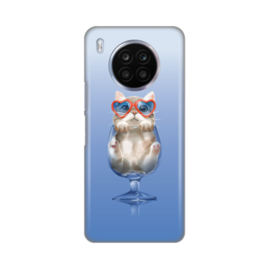 Torbica Silikonska Print za Honor 50 lite/Nova 8i Funny Cat 18