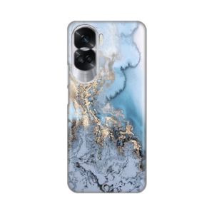 Torbica Silikonska Print za Honor 90 Lite Blue Gold Marble 18