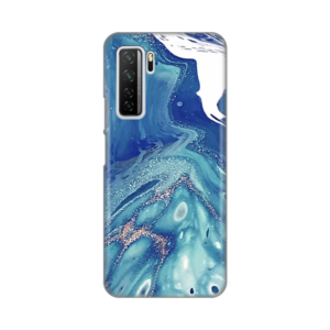 Torbica Silikonska Print za Huawei P40 Lite Blue Marble 18