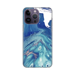 Torbica Silikonska Print za iPhone 14 Pro Max 6.7  Blue Marble 18