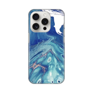 Torbica Silikonska Print za iPhone 15 Pro 6.1 Blue Marble 18