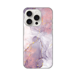 Torbica Silikonska Print za iPhone 15 Pro 6.1 Pink Marble 18