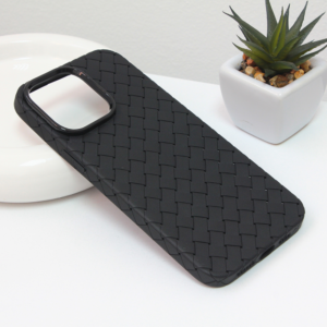 Torbica Weave case za iPhone 14 Pro Max 6.7 crna 18