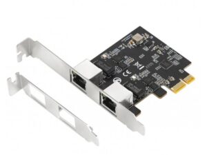 E-GREEN PCI-Express kontroler 2-port 2.5 Gigabit Ethernet (Realtek 8125B)