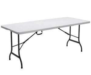 Set stolova za kampovanje sklopivi 180 cm bele boje 20215 19