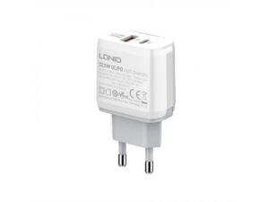 LDNIO A2421C 22.5W Kućni punjač sa USB-C na lightning kablom 18