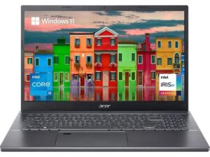 ACER Aspire 5 A515-57G-50CS (Steel Gray) FHD IPS, i5-1240P, 16GB, 512GB SSD, RTX 2050 4GB, FP, Backlit (NX.K9TEX.005 // Win 11 Pro) 18