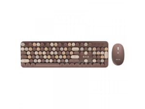 AULA AC306 Brown combo, bežični tastatura i miš