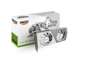 Inno3D GeForce RTX 4070 SUPER TWIN X2 OC WHITE 12GB GDDR6X N407S2-126XX-186162W 18