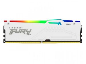 KINGSTON DIMM DDR5 16GB 6400MT/s KF564C32BWA-16 FURY Beast White RGB XMP 18