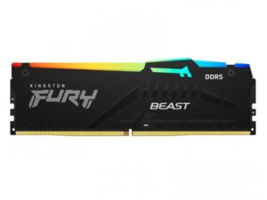 KINGSTON DIMM DDR5 32GB 6400MT/s KF564C32BBA-32 FURY Beast Black RGB XMP 18