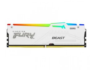 KINGSTON DIMM DDR5 32GB 6400MT/s KF564C32BWA-32 FURY Beast White RGB XMP 18