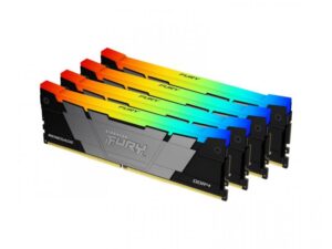 KINGSTON DIMM DDR4 128GB (4x32GB kit) 3200MT/s KF432C16RB2AK4/128 FURY Renegade RGB Black XMP 18