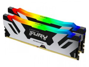 KINGSTON DIMM DDR5 96GB (2x48GB kit) 6000MT/s KF560C32RSAK2-96 FURY Renegade Silver/Black RGB XMP 18