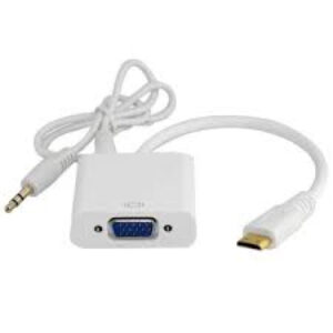 Adapter JWD HDMI-VGA M/F audio White 18