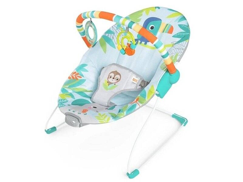 BRIGHT STARTS KIDS II LEŽALJKA SA VIBRACIJOM – RAIN FOREST VIBES 12227