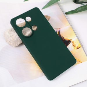 Torbica Teracell Soft Velvet za Xiaomi Redmi Note 13 Pro 4G (EU) tamno zelena 18