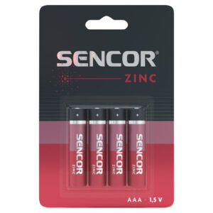 Baterija Sencor R03 AAA 4BP Cink Karbon 1/4