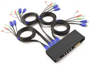 HDMI KVM USB svič CKL-64HUA-1A 4 ports HDMI 1.4a Compliant up to 4096×2160@ 60Hz DCI 4K (4K x 2K) 18