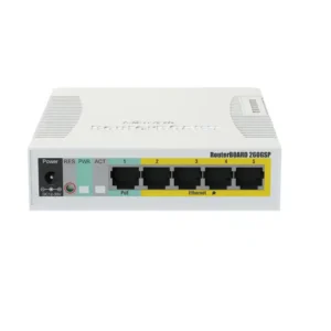 MikroTik RB260GSP / CSS106-1G-4P-1S PoE upravljiv svič sa 5 x Gigabit 10/100/1000Mb/s port (4 Passiv 18