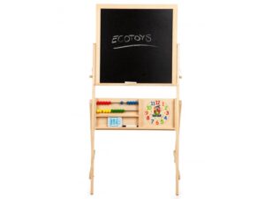 ECO TOYS Drvena dvostrana edukativna tabla 18