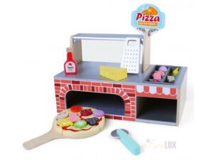 ECO TOYS Drvena pećnica za pizzu 18