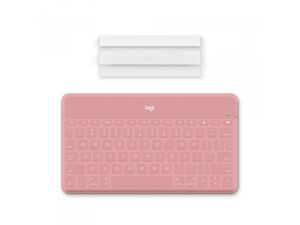 LOGITECH Tastatura Keys-to-go Ultra-light, Ultra-Portable Bluetooth za iPhone, iPad, Apple TV i Mac – roze – UK 18