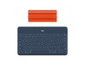 LOGITECH Tastatura Keys-to-go Ultra-light, Ultra-Portable Bluetooth za iPhone, iPad, Apple TV i Mac – plava – UK 18