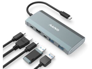 MAIWO USB 3.2 Gen2 x 1 Tip-C 6 u 1 SATA &PCIe NvMe M.2 Kućište sa HDMI/PD/USB , KH1001 18