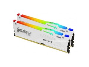 KINGSTON DIMM DDR5 32GB 2x16GB kit 6800MT/s KF568C34BWEAK2-32 FURY Beast White RGB EXPO 18