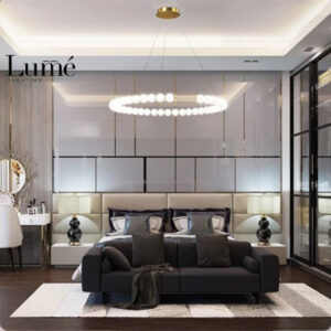 BELORE  8 LUSTER LED DIM 84W 3000K ZLATO 18