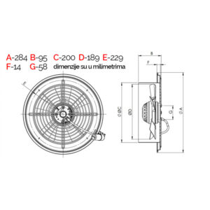 BVN-VENTILATOR BDRAX 200-4K 18