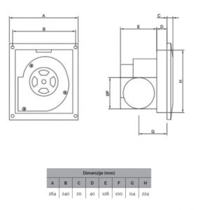 BVN-VENTILATOR BPR 1015 PLAFONSKI 18