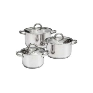 DAJAR DJ68878 SET ŠERPI INOX 16/20/24 CM 6/1 DELOVA 18