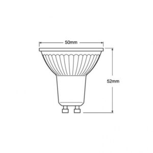 DAWN LED SIJALICA GU10 DIM. 5.5W 3000K PAR16 50 350lm 36° IP20 18