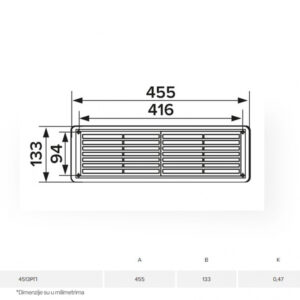 ERA ZALUZINA 4513RP BELA (455×133 mm) 18