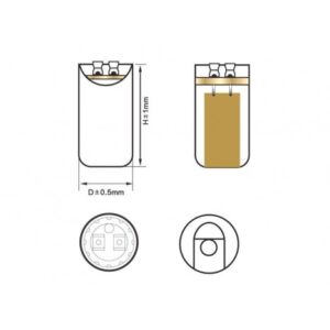 KONDEZATOR STARTNI 100-125MF GMC 4PIN 250V/50HZ 18