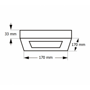 LED PANEL KA-S5 12W 6500K 18