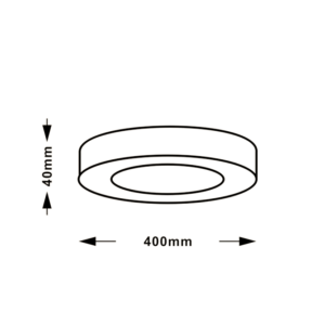 LED PANEL N/Z KNC5-36W 4000K 18