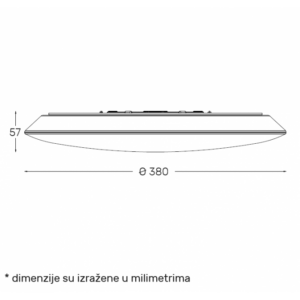 LED PLAFONJERA DCL1213 28W 3000/4000/6500K IP54 18